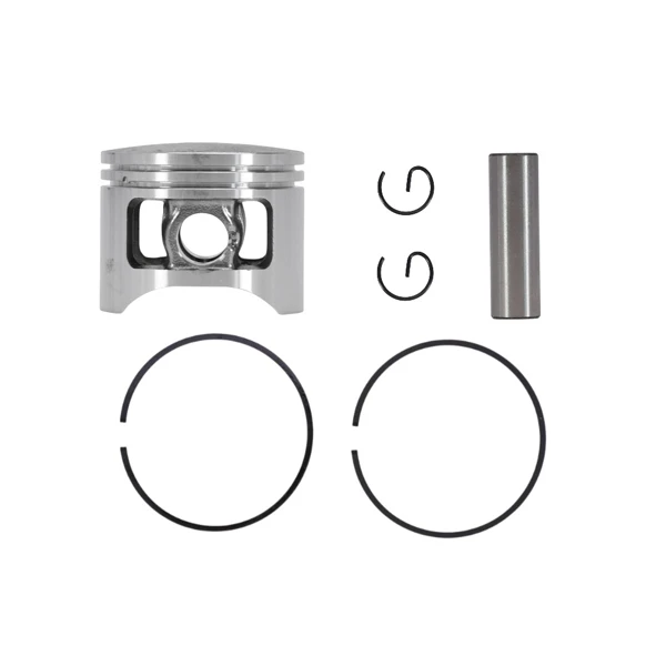 Komplett kolben 45,2 mm für Chinasägen und Sägen aus dem Hobbymarkt mit einem Hubraum von 58 ccm