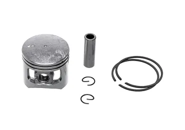Kompletter kolben 43 mm für Chinasägen und Sägen aus dem Hobbymarkt mit einem Hubraum von 45 ccm