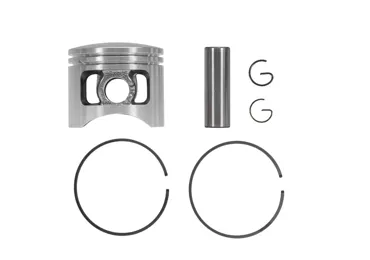 Kompletter Kolben 43 mm für chinesische Kettensägen und Sägen aus Hobbymärkten mit 45 ccm Hubraum