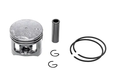 Kompletter kolben 45 mm für Chinasägen und Sägen aus dem Hobbymarkt mit einem Hubraum von 52 ccm