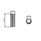 Kompletter Kolben für Kettensägen Husqvarna Partner K750 K760 K770 51 mm (OEM 506372401 506372402 506372403)