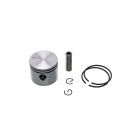Kompletter Kolben für Kettensägen Partner 351 370 390 420 Jonsered CS2137 CS2138 Poulan 2250 2450 2550 McCulloch M4218 41,1 mm (OEM 530071408)