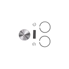 Kompletter Kolben für Kettensägen Partner 351 370 390 420 Jonsered CS2137 CS2138 Poulan 2250 2450 2550 McCulloch M4218 41,1 mm (OEM 530071408)