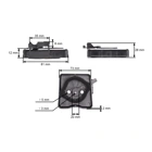 Kompletter Luftfilter mit Deckel für chinesische Motorsensen und Motorsensen aus dem Hobbymarkt mit einem Hubraum von 43 cc - 52 cc