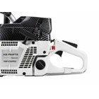 Kompletter Profi-Motor für Kettensägen HSP3720PRO Hubraum 71 cm³ Leistung 4,1 kW (5,5 PS)