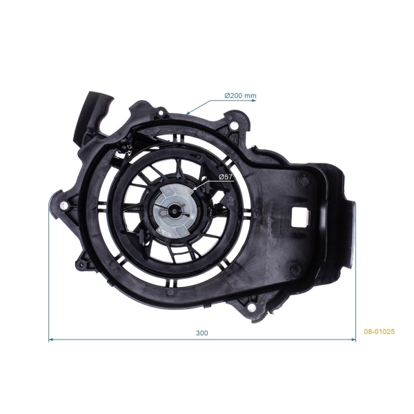 Kompletter Starter für Briggs & Stratton Motoren 594062 650EXI 675EXI 104M02 103M02 103M05 103M0B 093J05 Troy-Bilt TB230 Husqvarna LC66985 (OEM 594062)