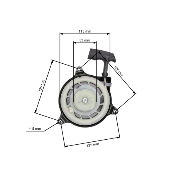Kompletter Starter für Briggs & Stratton MTD Craftsman Motoren (OEM 499706 690101)