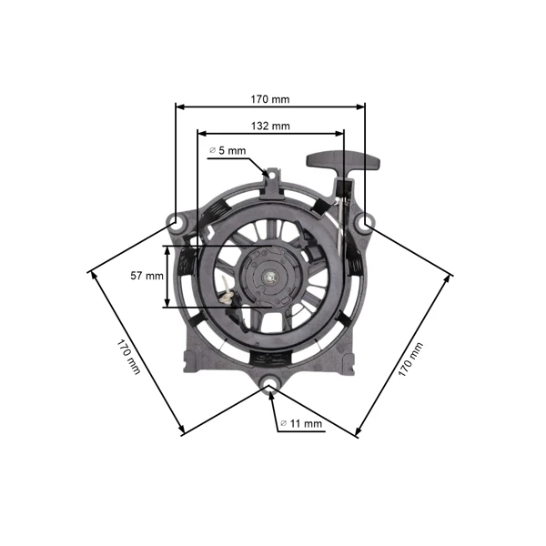 Kompletter Starter für Honda GCV135 GCV160 GCV190 Motoren (OEM 28400-Z0M-801 28400-Z1A-013ZA 28400Z1A013ZA)