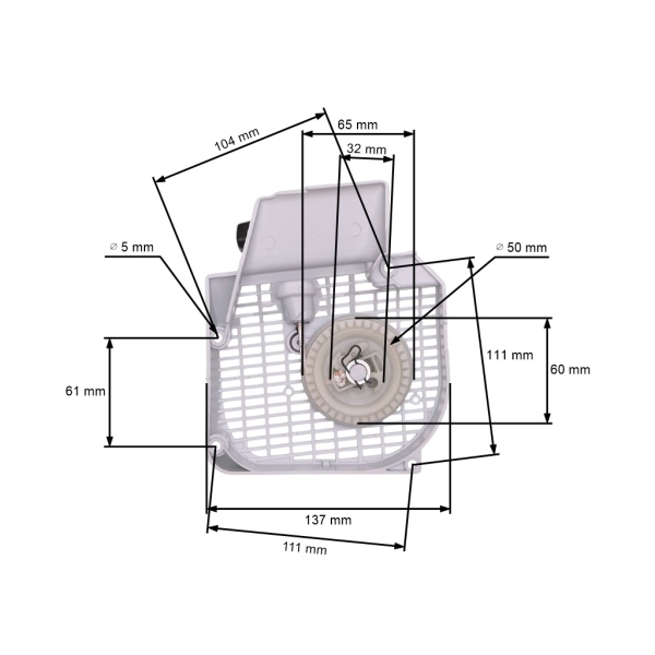 Kompletter Starter für Stihl MS210 MS230 MS250 Kettensägen 021 023 025 (OEM 11230802104)