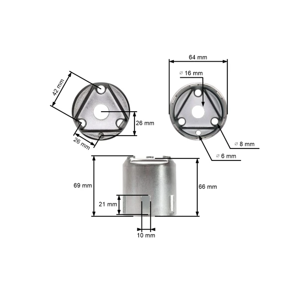 Kompletter Starter mit Zähler für Honda GX240 GX270 Motoren Leistung 8,0 PS - 9,0 PS (OEM 28400ZE2W01ZA 28400ZE2W01ZN 28400-ZE2-W01ZN)