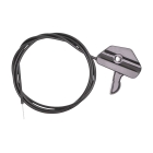 Kompletter Universal Gaszug mit Kunststoffsteuerung für Gartenrasenmäher der Größe 1550 mm x 1500 mm