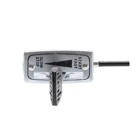 Kompletter Universal-Gaszug mit Stahlsteuerung für Gartenrasenmäher und Traktoren der Größe 1600 mm x 1550 mm