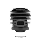 Kompletter Zylinder mit Kolben 40 mm für chinesische Motorsensen und Motorsensen aus dem Hobbymarkt mit einem Hubraum von 43 ccm