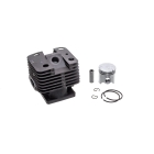 Kompletter Zylinder mit Kolben für Freischneider Stihl BT 120 C BT 121 BT 121-Z FS 120 FS 120 R FS 300 KA 120 KA 120 R 35 mm Freischneider (OEM 41340201213)