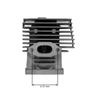 Kompletter Zylinder mit Kolben für Freischneider Stihl FS200 FS200R FS250 FS250R FS300 FS350 FS380 FT250 40 mm (OEM 41340201219)