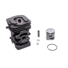 Kompletter Zylinder mit Kolben für Husqvarna 120 Mark II 230 235 235E 236 240 240E Jonsered CS2234 CS2238 McCulloch CS340 CS380 39 mm Kettensägen (OEM 545050418)