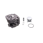 Kompletter Zylinder mit Kolben für Husqvarna 357XP 359 Jonsered 2159 CS2156 CS2159 Kettensägen 47 mm (OEM 537157302)