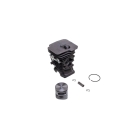 Kompletter Zylinder mit Kolben für Husqvarna 445 445E 450 450E 450 Rancher Jonsered CS2245 CS2250 S 44 mm Kettensägen (OEM 544119802)