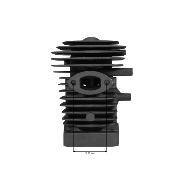 Kompletter Zylinder mit Kolben für Kettensägen Husqvarna 120 Mark II 230 235 235E 236 240 240E Jonsered CS2234 CS2238 McCulloch CS340 CS380 39 mm (OEM 545050418)