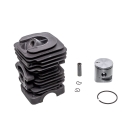 Kompletter Zylinder mit Kolben für Kettensägen Husqvarna 120 Mark II 230 235 235E 236 240 240E Jonsered CS2234 CS2238 McCulloch CS340 CS380 39 mm (OEM 545050418)