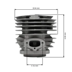 Kompletter Zylinder mit Kolben für Kettensägen Husqvarna 254 45 mm (OEM 503503903)
