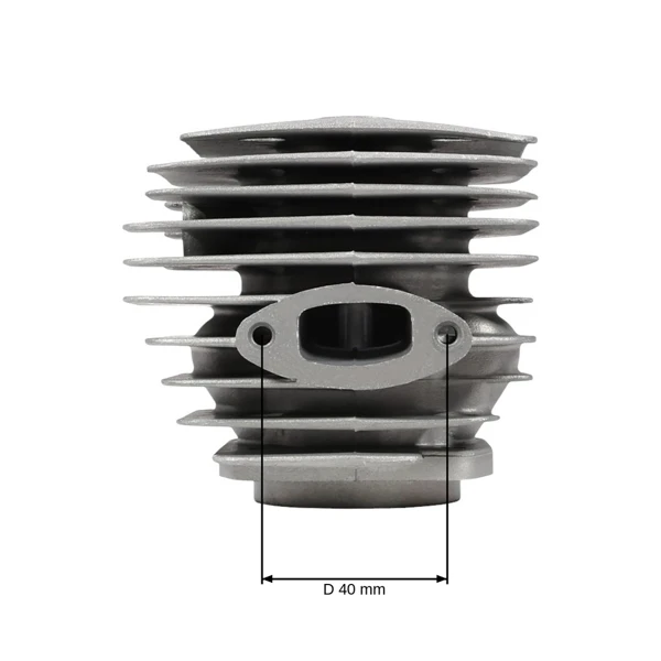Kompletter Zylinder mit Kolben für Kettensägen Husqvarna 254 45 mm (OEM 503503903)