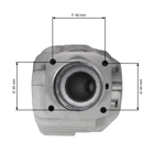 Kompletter Zylinder mit Kolben für Kettensägen Husqvarna 254 45 mm (OEM 503503903)