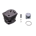 Kompletter Zylinder mit Kolben für Kettensägen Husqvarna 340 340 E 345 351 Jonsered 2145 2150 CS2145 CS2150 Nikasil 44 mm (OEM 503869971 537253002)
