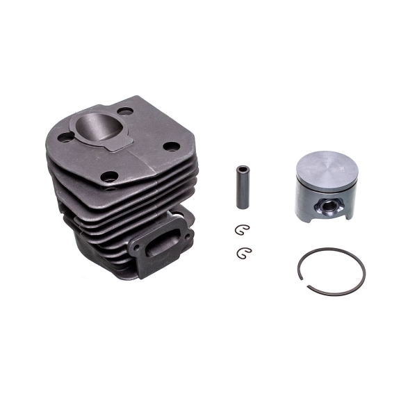 Kompletter Zylinder mit Kolben für Kettensägen Husqvarna 340 340 E 345 351 Jonsered 2145 2150 CS2145 CS2150 Nikasil 44 mm (OEM 503869971 537253002)