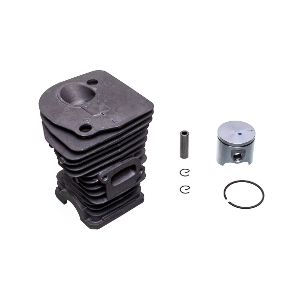 Kompletter Zylinder mit Kolben für Kettensägen Husqvarna 340 345 Jonsered 2141 2145 CS2141 CS2145 Nikasil 40 mm (OEM 50387007 3503870005)