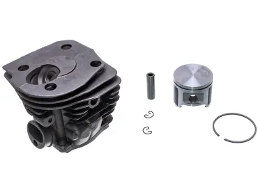 Kompletter Zylinder mit Kolben für Kettensägen Husqvarna 346XP 353 353 EPA Jonsered CS2147 CS2152 Nikasil 45 mm (OEM 537253102 537253104)