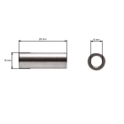 Kompletter Zylinder mit Kolben für Kettensägen Husqvarna 445 445E 450 450E 450 Rancher Jonsered CS2245 CS2250 S 44 mm (OEM 544119802)