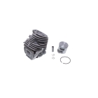 Kompletter Zylinder mit Kolben für Kettensägen Husqvarna 545 545XP 550 550XP Jonsered CS2252 CS2253 (OEM 577764708 577764706)