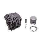 Kompletter Zylinder mit Kolben für Kettensägen Husqvarna 570 575 XP Nikasil 51 mm (OEM 537254102)