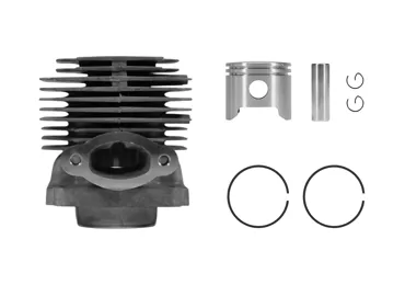 Kompletter Zylinder mit Kolben für Kettensägen OLEO-MAC Oleomac 746T 446BP Efco 8460 8465 42 mm (OEM 61122014F)