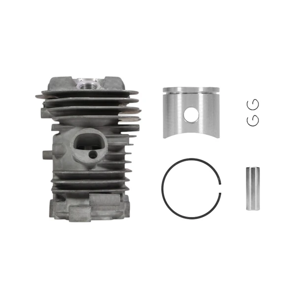 Kompletter Zylinder mit Kolben für Kettensägen OLEO-MAC Oleomac 937 GS370 Efco 137 38 mm (OEM 50182005A)