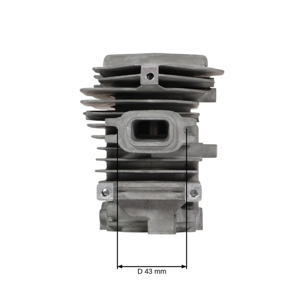 Kompletter Zylinder mit Kolben für Kettensägen OLEO-MAC Oleomac 937 GS370 Efco 137 38 mm (OEM 50182005A)