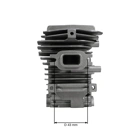 Kompletter Zylinder mit Kolben für Kettensägen OLEO-MAC Oleomac 941 GS410 Efco 141SP 141 SP 40 mm (OEM 50172021)