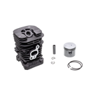 Kompletter Zylinder mit Kolben für Kettensägen Partner 350 351 370 390 420 Poulan 2250 2350 2450 Jonsered 2035 McCulloch Mac Cat 440 41,1 mm (OEM 530069606)