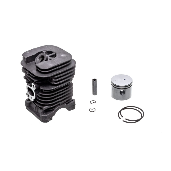 Kompletter Zylinder mit Kolben für Kettensägen Partner 350 351 370 390 420 Poulan 2250 2350 2450 Jonsered 2035 McCulloch Mac Cat 440 41,1 mm (OEM 530069606)