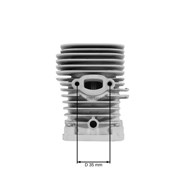 Kompletter Zylinder mit Kolben für Kettensägen Partner 350 351 370 390 420 Poulan 2250 2350 2450 Jonsered 2035 McCulloch Mac Cat 440 41,1 mm (OEM 530069606)