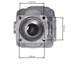 Kompletter Zylinder mit Kolben für Kettensägen Stihl 028 028AV 028 SUPER 46 mm (OEM 11180201203)