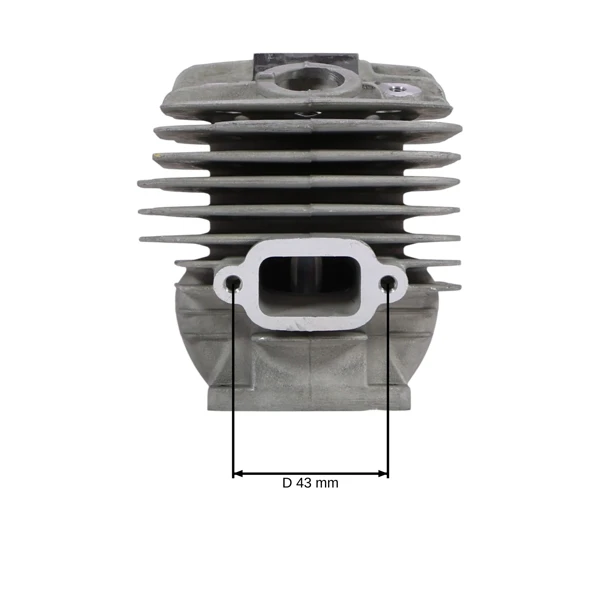 Kompletter Zylinder mit Kolben für Kettensägen Stihl 034 036 MS340 MS360 48 mm (OEM 11250201206)