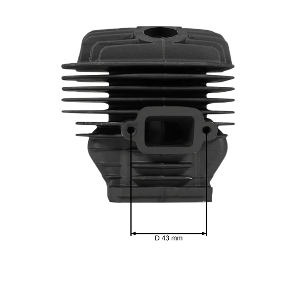 Kompletter Zylinder mit Kolben für Kettensägen Stihl 044 MS440 50 mm Kolbenbolzen 10 mm (OEM 11280201226 11280201227)