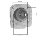 Kompletter Zylinder mit Kolben für Kettensägen Stihl 046 MS460 52 mm (OEM 11280201221)