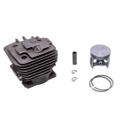 Kompletter Zylinder mit Kolben für Kettensägen Stihl MS341 MS361 Nikasil 47 mm (OEM 11350201202 11350201203)