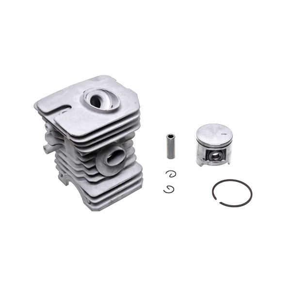 Kompletter Zylinder mit Kolben für Kettensägen und Freischneider Husqvarna 40 45 49 240R 245R Jonsered GR41 GR44 GR50 RS44 2041 2045 2050 40 mm (OEM 506010607)
