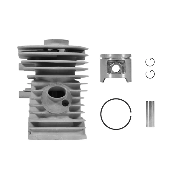 Kompletter Zylinder mit Kolben für Kettensägen und Freischneider Husqvarna 40 45 49 240R 245R Jonsered GR41 GR44 GR50 RS44 2041 2045 2050 40 mm (OEM 506010607)