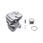 Kompletter Zylinder mit Kolben für Kettensägen und Freischneider Husqvarna 40 45 49 240R 245R Jonsered GR41 GR44 GR50 RS44 2041 2045 2050 40 mm (OEM 506010607)