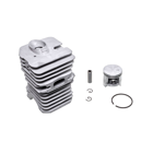Kompletter Zylinder mit Kolben für Kettensägen und Freischneider Husqvarna 40 45 49 240R 245R Jonsered GR41 GR44 GR50 RS44 2041 2045 2050 40 mm (OEM 506010607)